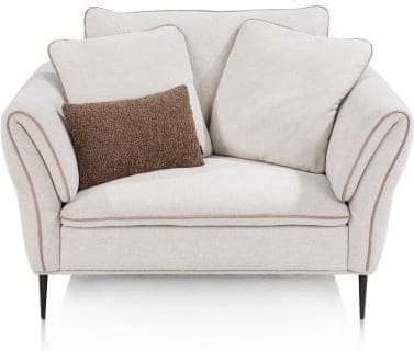 Henders & Hazel Almeria 1,5 zitsbank Beige|Wit Bank