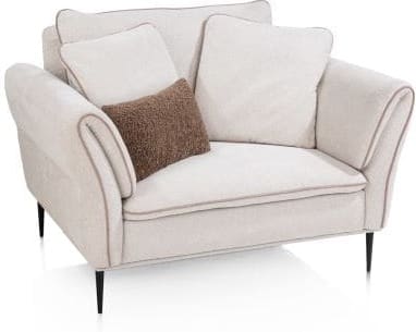 Henders & Hazel Almeria 1,5 zitsbank Beige|Wit Bank