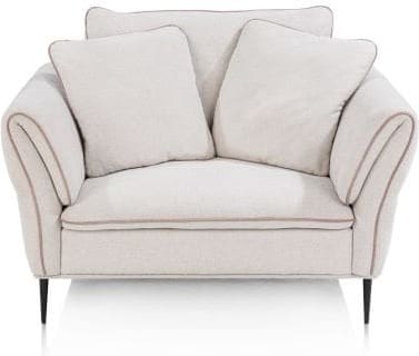 Henders & Hazel Almeria 1,5 zitsbank Beige|Wit Bank