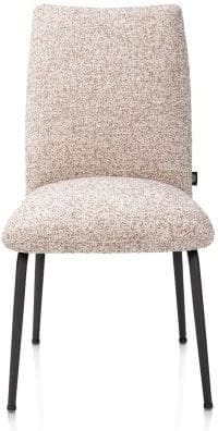 Henders & Hazel Bovina eetkamerstoel - stof Luton + nosag - frame rough off black - koper Koper Eetkamerstoel