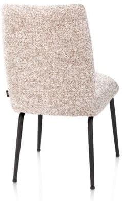 Henders & Hazel Bovina eetkamerstoel - stof Luton + nosag - frame rough off black - koper Koper Eetkamerstoel
