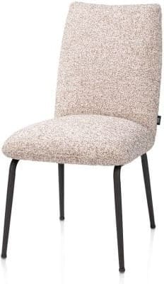 Henders & Hazel Bovina eetkamerstoel - stof Luton + nosag - frame rough off black - koper Koper Eetkamerstoel