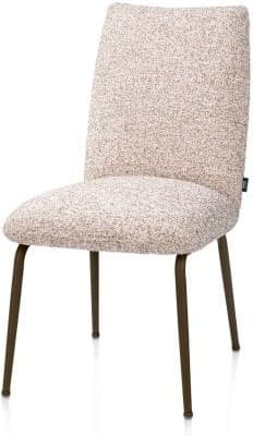 Henders & Hazel Bovina eetkamerstoel - stof Luton + nosag - frame steelbrown - koper Koper Eetkamerstoel