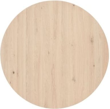 Henders & Hazel Caletta Bartafel rond 150 cm. - eiken blad - centrale teenpoot steelbrown - natural Naturel Eettafel