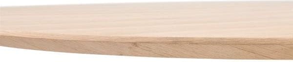 Henders & Hazel Caletta Eetkamertafel ovaal 240 x 105 cm. - eiken blad - centrale teenpoot graphiet - natural Naturel Eettafel