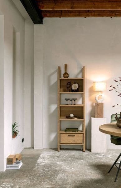 Henders & Hazel Nystead wandplank 135 cm Naturel|Bruin Woonaccessoire