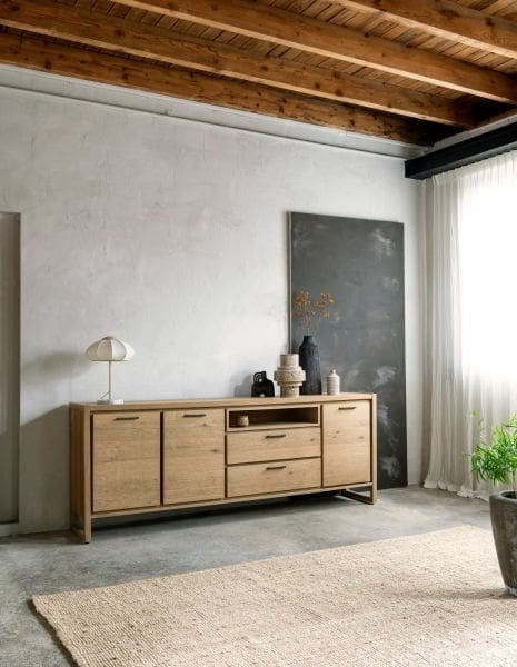 Henders & Hazel Nystead wandplank 135 cm Naturel|Bruin Woonaccessoire
