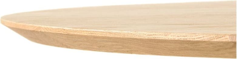 INHOUSE Eettafel Tabiro ovaal eiken 220x90cm Bruin Eettafel