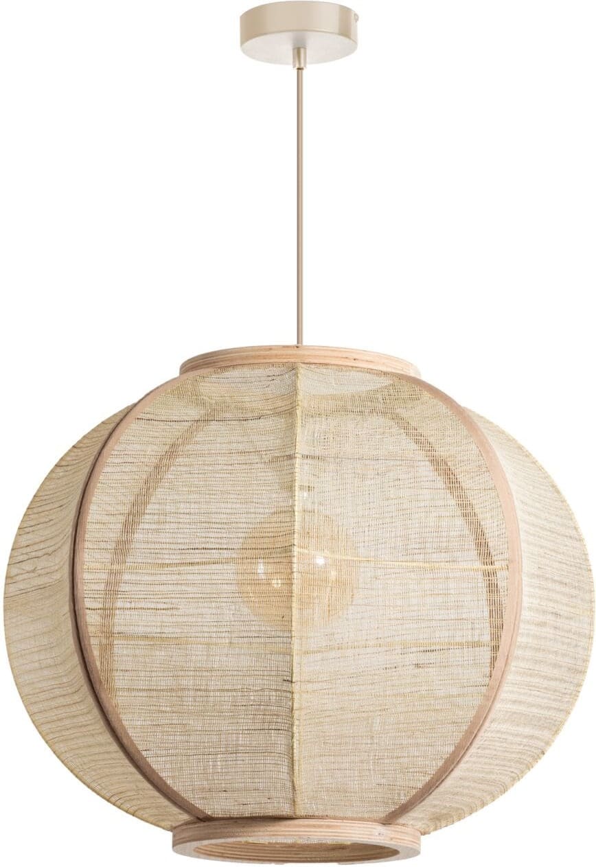 INHOUSE Hanglamp Stoffare zandbeige Bruin Hanglamp