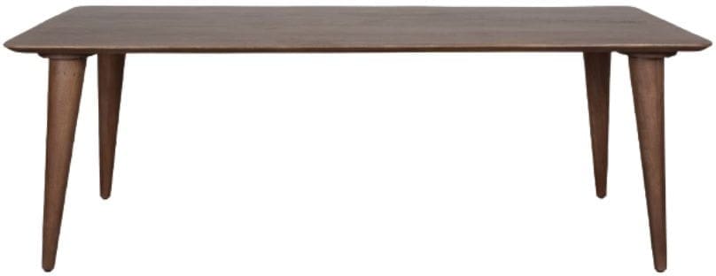 LABEL51 Eetkamertafel Fly - Espresso - Mangohout - 160 cm Bruin Eettafel