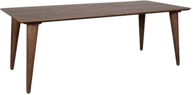 LABEL51 Eetkamertafel Fly - Espresso - Mangohout - 160 cm Bruin Eettafel