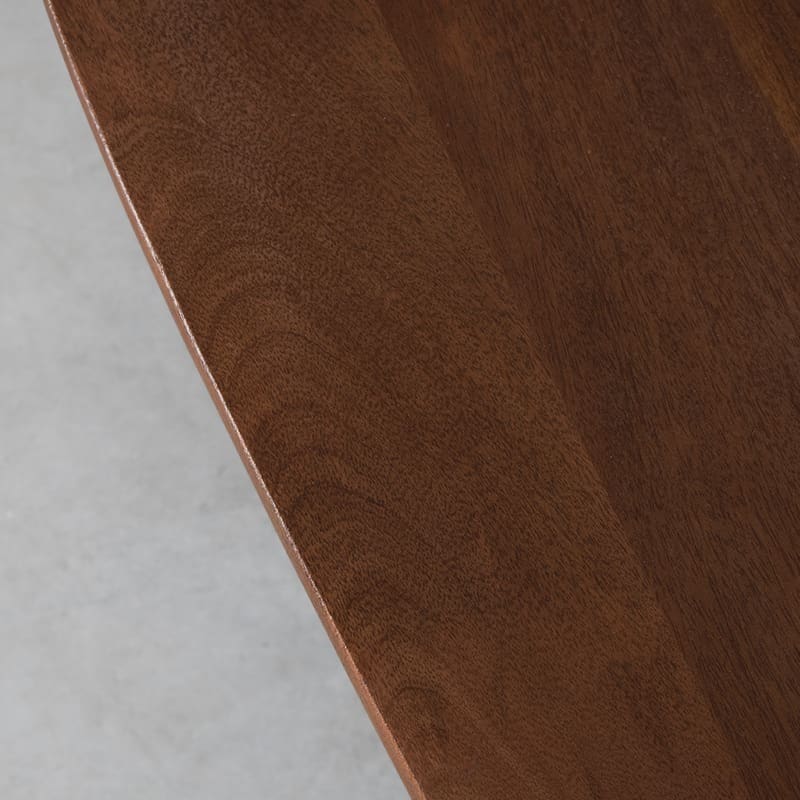 LABEL51 Eetkamertafel Rosie - Espresso - Mangohout - 220 cm Bruin Eettafel