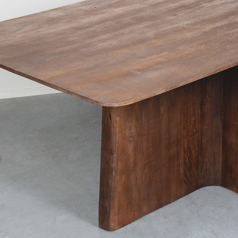 LABEL51 Eetkamertafel Scott - Nature Smooth - Mangohout - 200 cm Eettafel