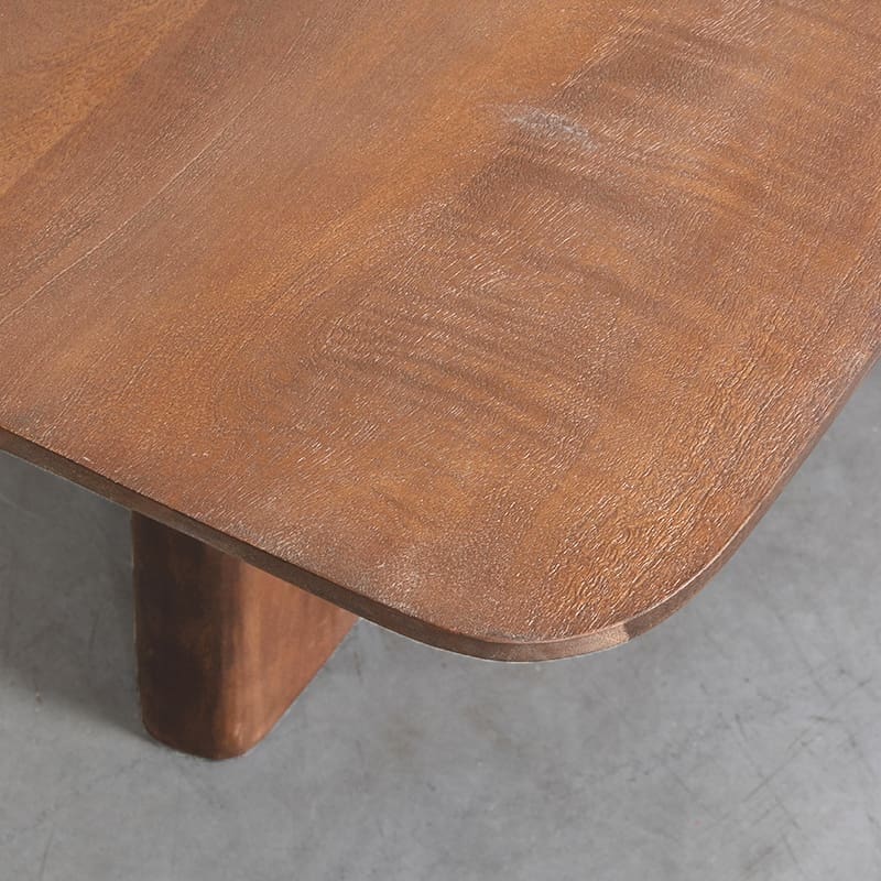 LABEL51 Eetkamertafel Scott - Nature Smooth - Mangohout - 220 cm Eettafel
