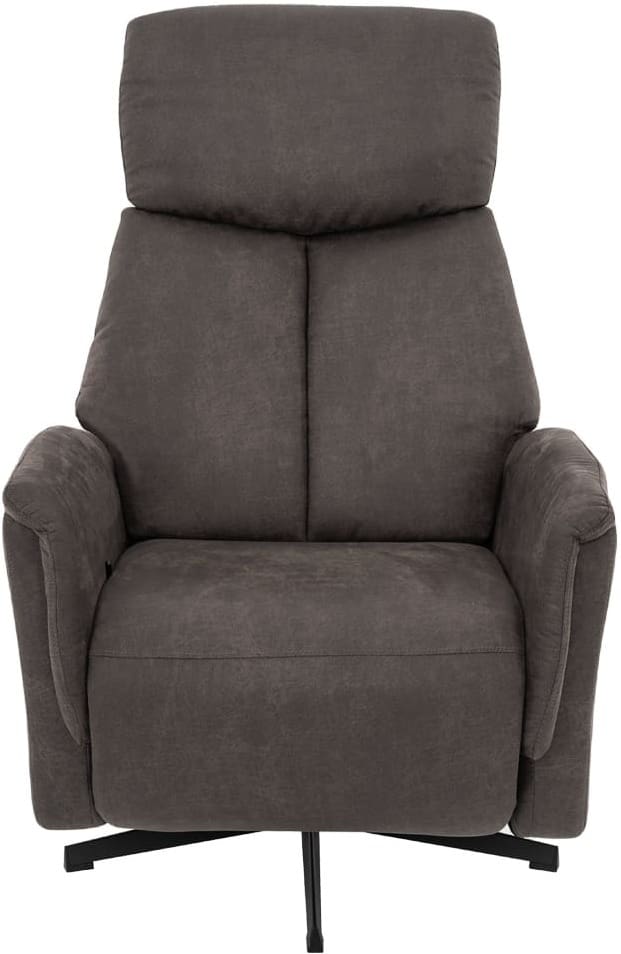 LABEL51 Fauteuil Aarhus - Antraciet - Micro Suede - 2-Motorig Antraciet Fauteuil