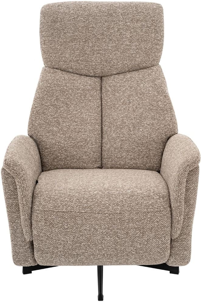 LABEL51 Fauteuil Aarhus - Mushroom - Royal Boucle - 2-Motorig Fauteuil