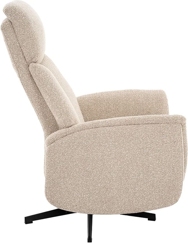 LABEL51 Fauteuil Aarhus - Naturel - Royal Boucle - 2-Motorig Naturel Fauteuil
