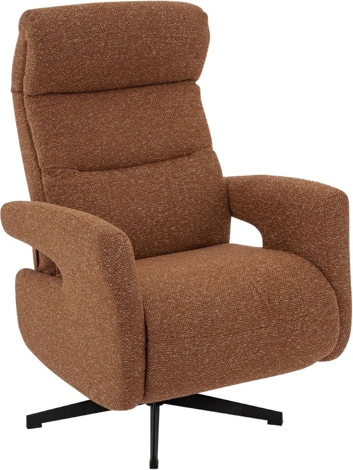 LABEL51 Fauteuil Copenhagen - Coral - Royal Boucle - Manueel Verstelbaar Fauteuil