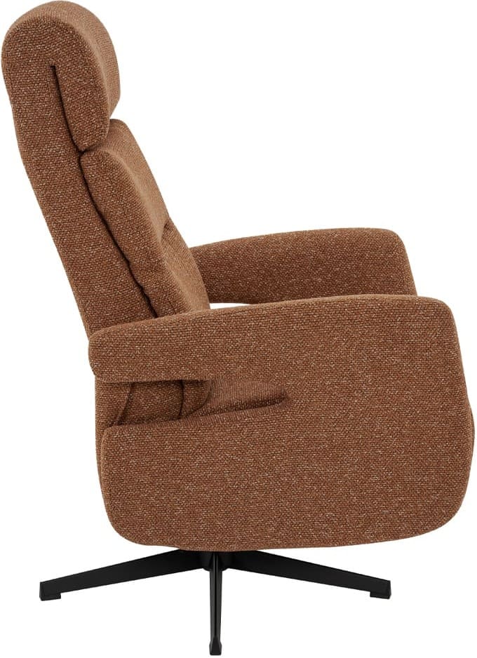 LABEL51 Fauteuil Copenhagen - Coral - Royal Boucle - Manueel Verstelbaar Fauteuil