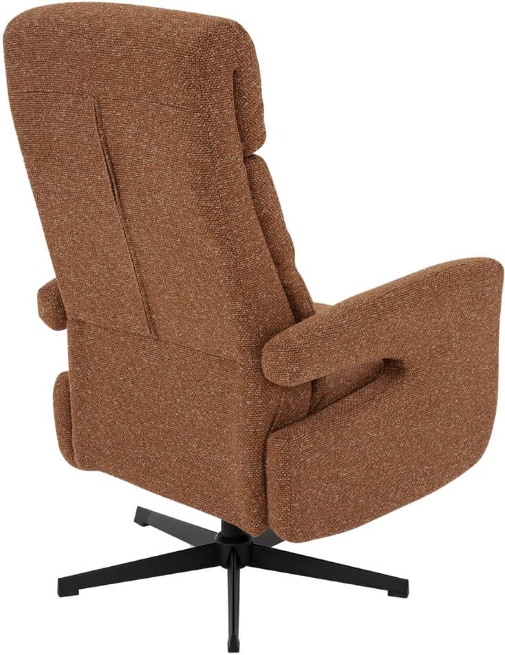 LABEL51 Fauteuil Copenhagen - Coral - Royal Boucle - Manueel Verstelbaar Fauteuil