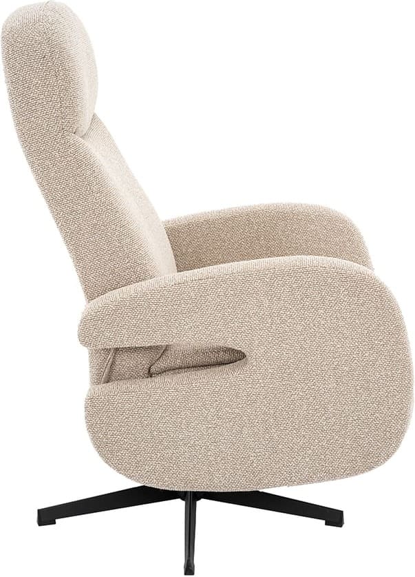 LABEL51 Fauteuil Esjberg - Naturel - Royal Boucle - Manueel Verstelbaar Naturel Fauteuil