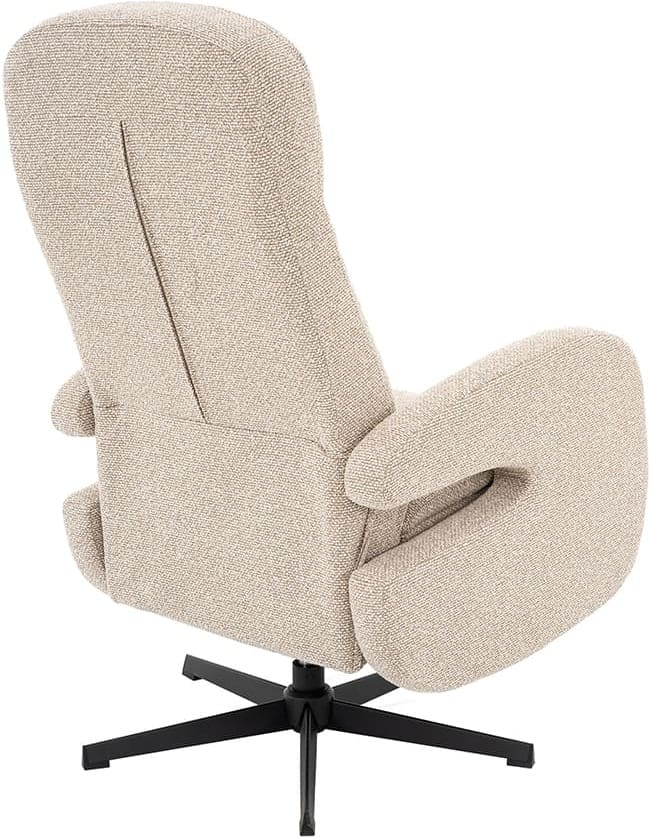 LABEL51 Fauteuil Esjberg - Naturel - Royal Boucle - Manueel Verstelbaar Naturel Fauteuil