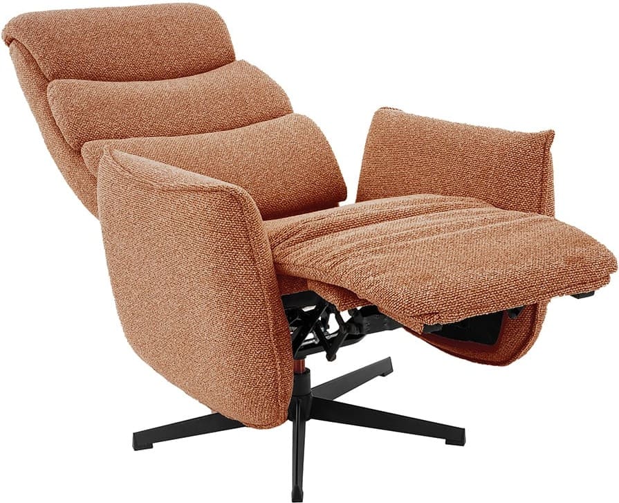 LABEL51 Fauteuil Goteborg - Coral - Royal Boucle - 2-Motorig Fauteuil