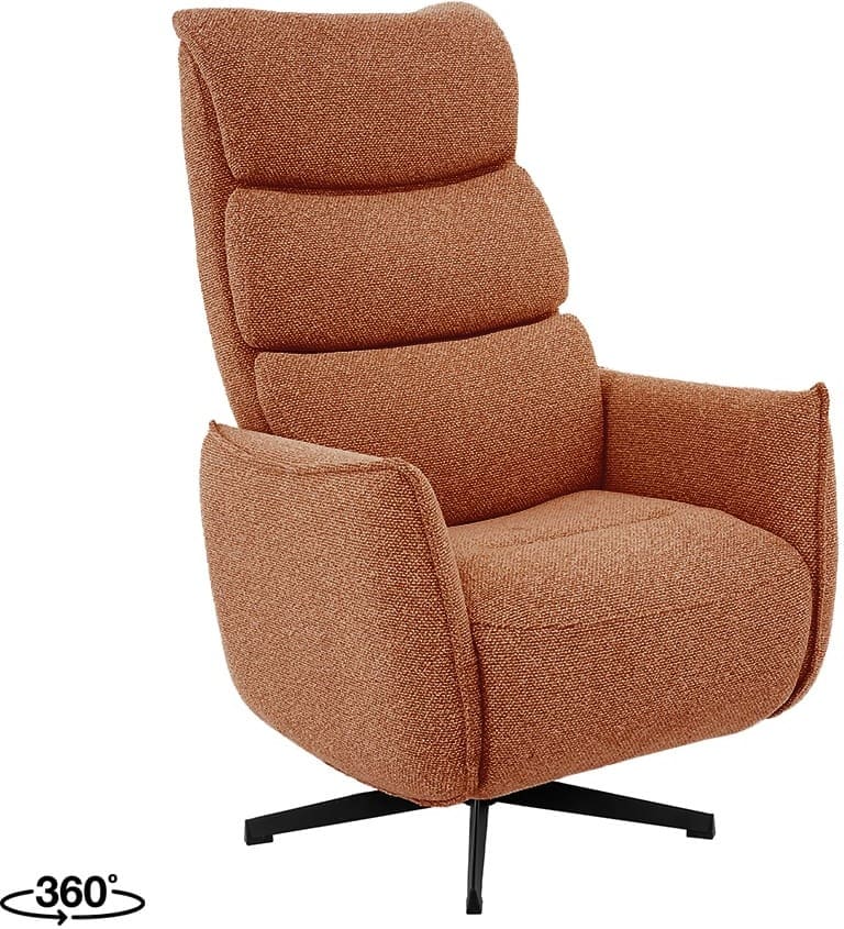 LABEL51 Fauteuil Goteborg - Coral - Royal Boucle - 2-Motorig  Fauteuil