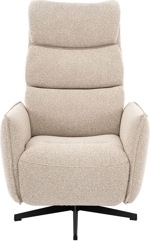 LABEL51 Fauteuil Goteborg - Naturel - Royal Boucle - 2-Motorig Naturel Fauteuil