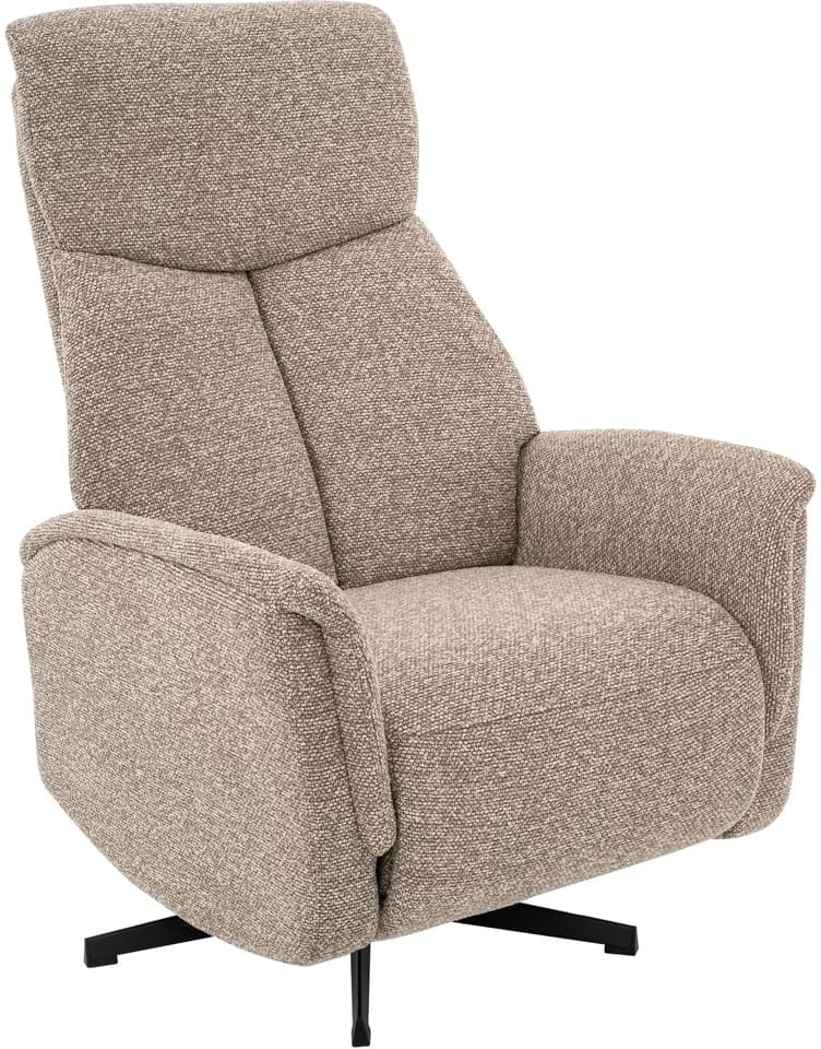 LABEL51 Fauteuil Helsinki - Mushroom - Royal Boucle - Manueel Verstelbaar Fauteuil