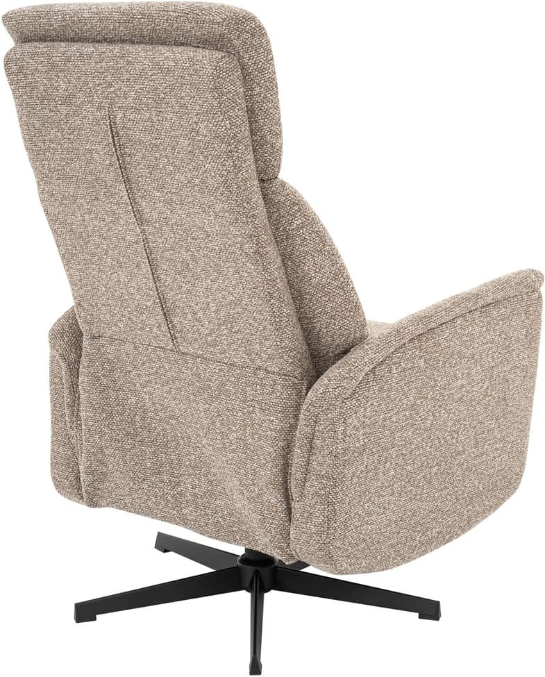 LABEL51 Fauteuil Helsinki - Mushroom - Royal Boucle - Manueel Verstelbaar Fauteuil