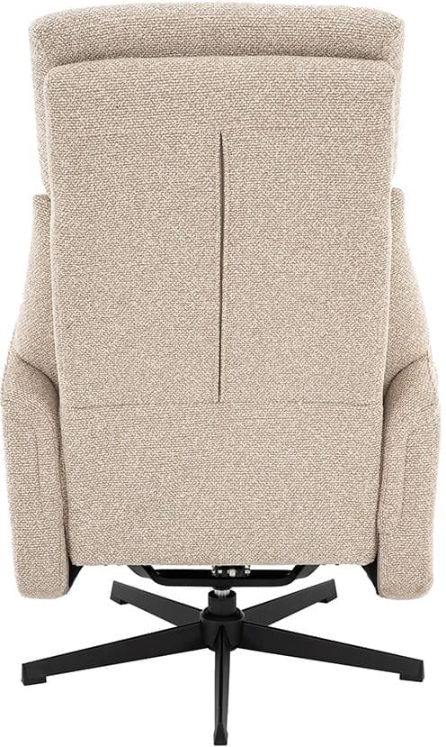 LABEL51 Fauteuil Helsinki - Naturel - Royal Boucle - Manueel Verstelbaar Naturel Fauteuil
