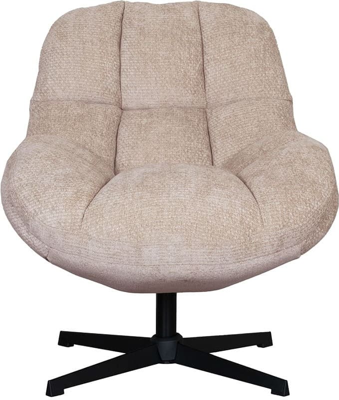 LABEL51 Fauteuil Huxley - Clay - Elite - One Size Taupe Fauteuil