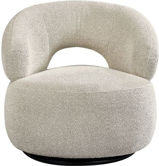 LABEL51 Fauteuil Nusenna - Naturel - Royal Boucle - One size Naturel Fauteuil