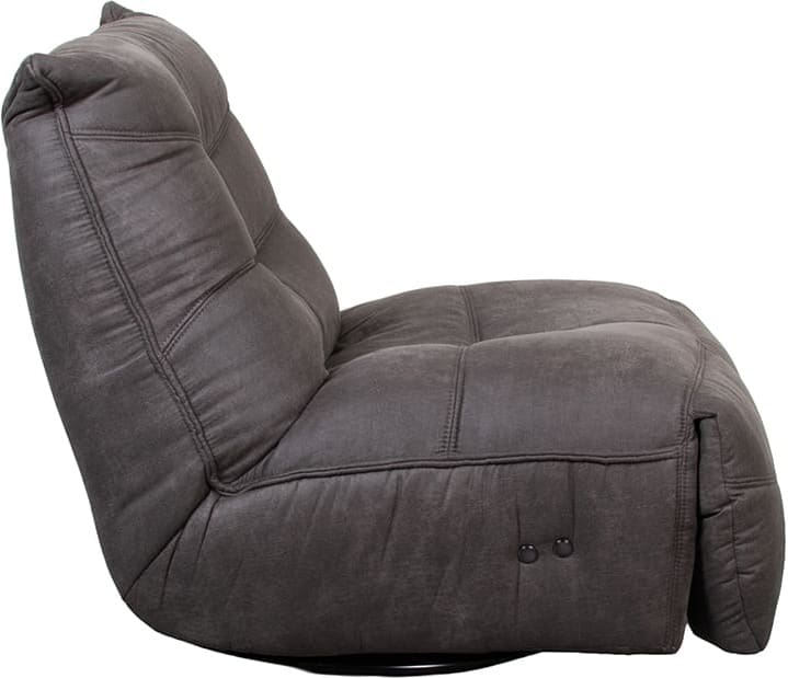 LABEL51 Fauteuil Powernap Station - Antraciet - Micro Suede - One Size Antraciet Fauteuil