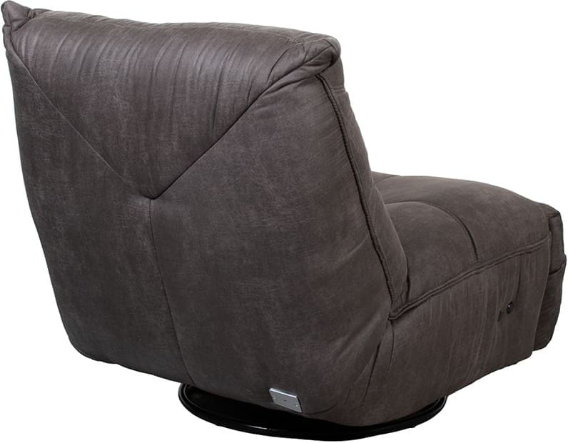 LABEL51 Fauteuil Powernap Station - Antraciet - Micro Suede - One Size Antraciet Fauteuil