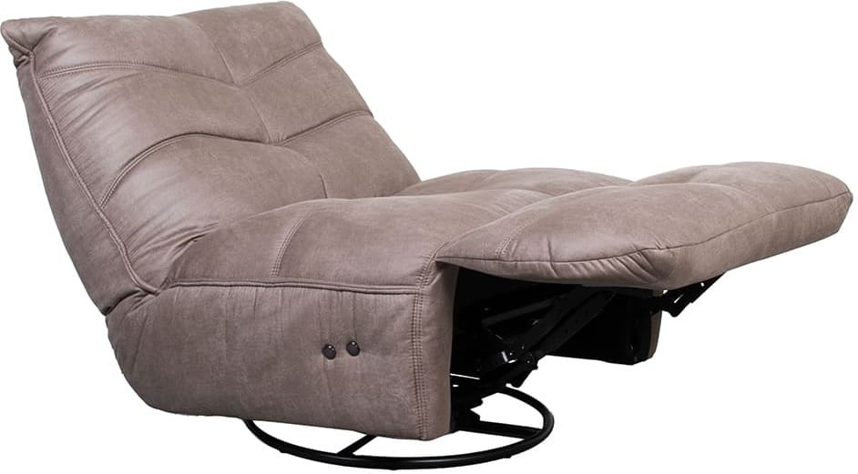 LABEL51 Fauteuil Powernap Station - Taupe - Micro Suede - One Size Taupe Fauteuil