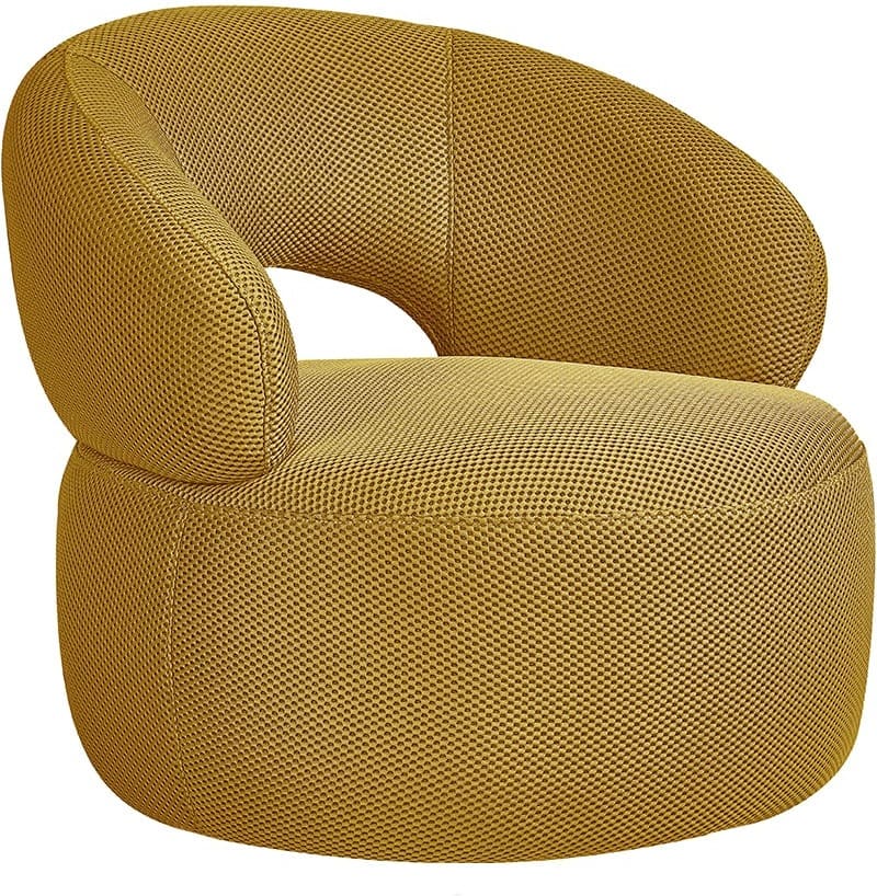 LABEL51 Fauteuil Suite - Oker - Breathe - 1-Zits Geel Fauteuil