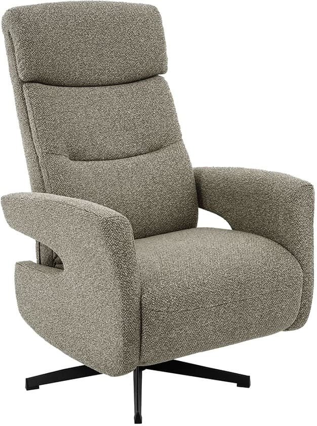 LABEL51 Fauteuil Tampere - Mushroom - Royal Boucle - One Size Fauteuil