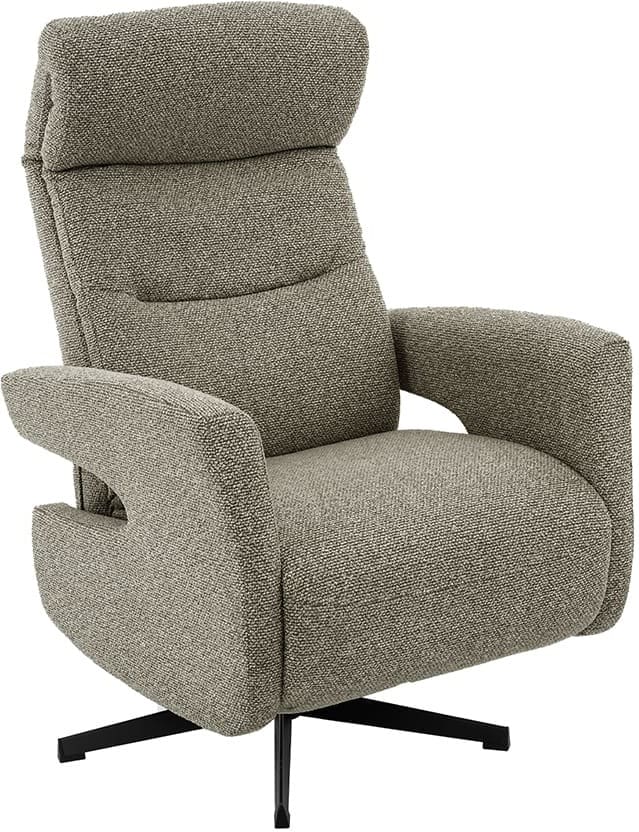 LABEL51 Fauteuil Tampere - Mushroom - Royal Boucle - One Size Fauteuil