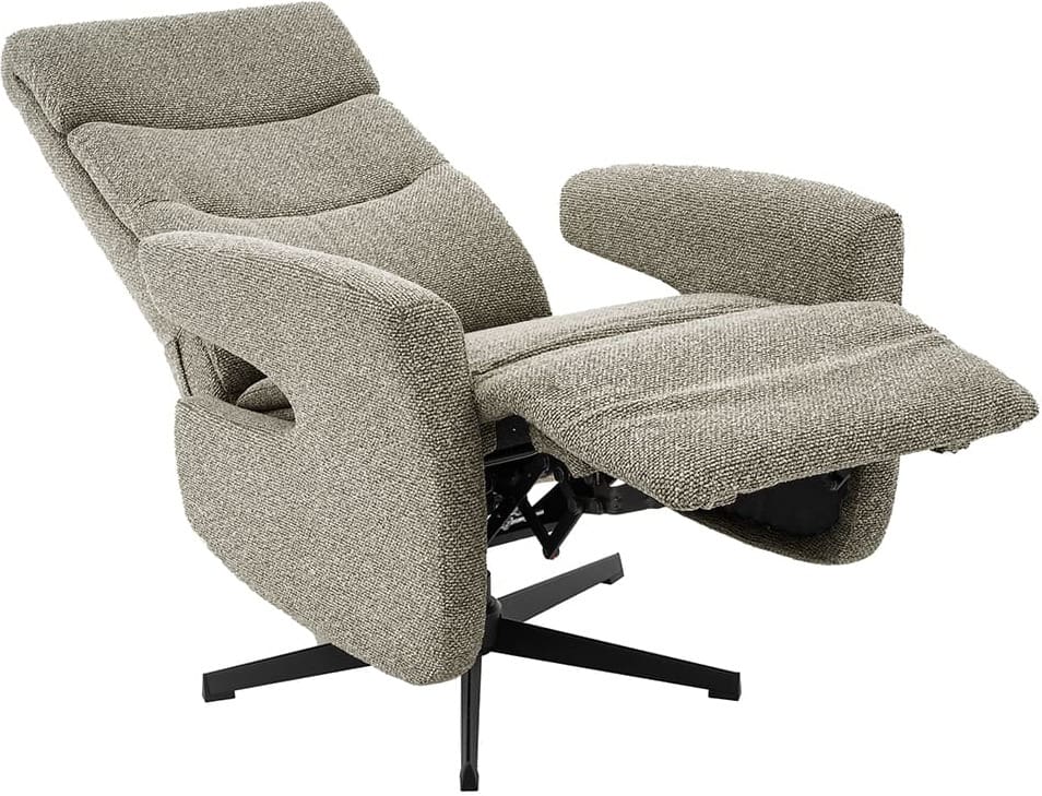 LABEL51 Fauteuil Tampere - Mushroom - Royal Boucle - One Size Fauteuil