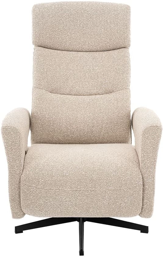LABEL51 Fauteuil Tampere - Naturel - Royal Boucle - 2-Motorig Naturel Fauteuil