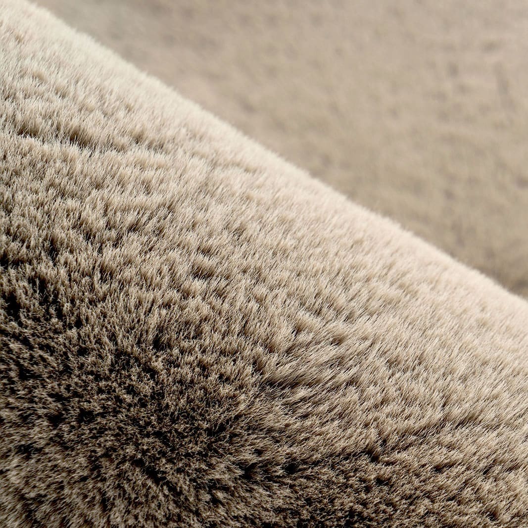 LABEL51 Vloerkleed Indy - Beige - Synthetisch - 160x230 cm Beige Vloerkleed