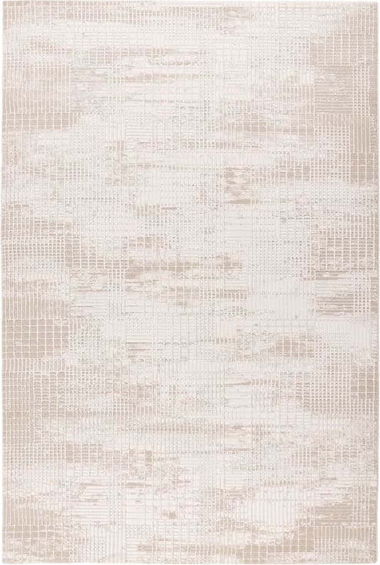 LABEL51 Vloerkleed Manila - Beige - Polyester - 200x290 cm Beige Vloerkleed