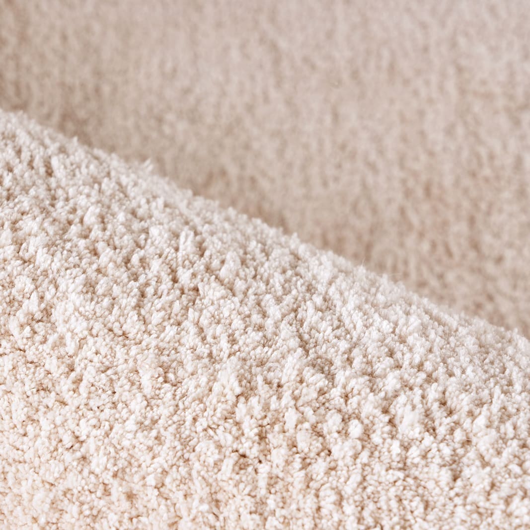 LABEL51 Vloerkleed Velo - Beige - Synthetisch - 160x230 cm Beige Vloerkleed