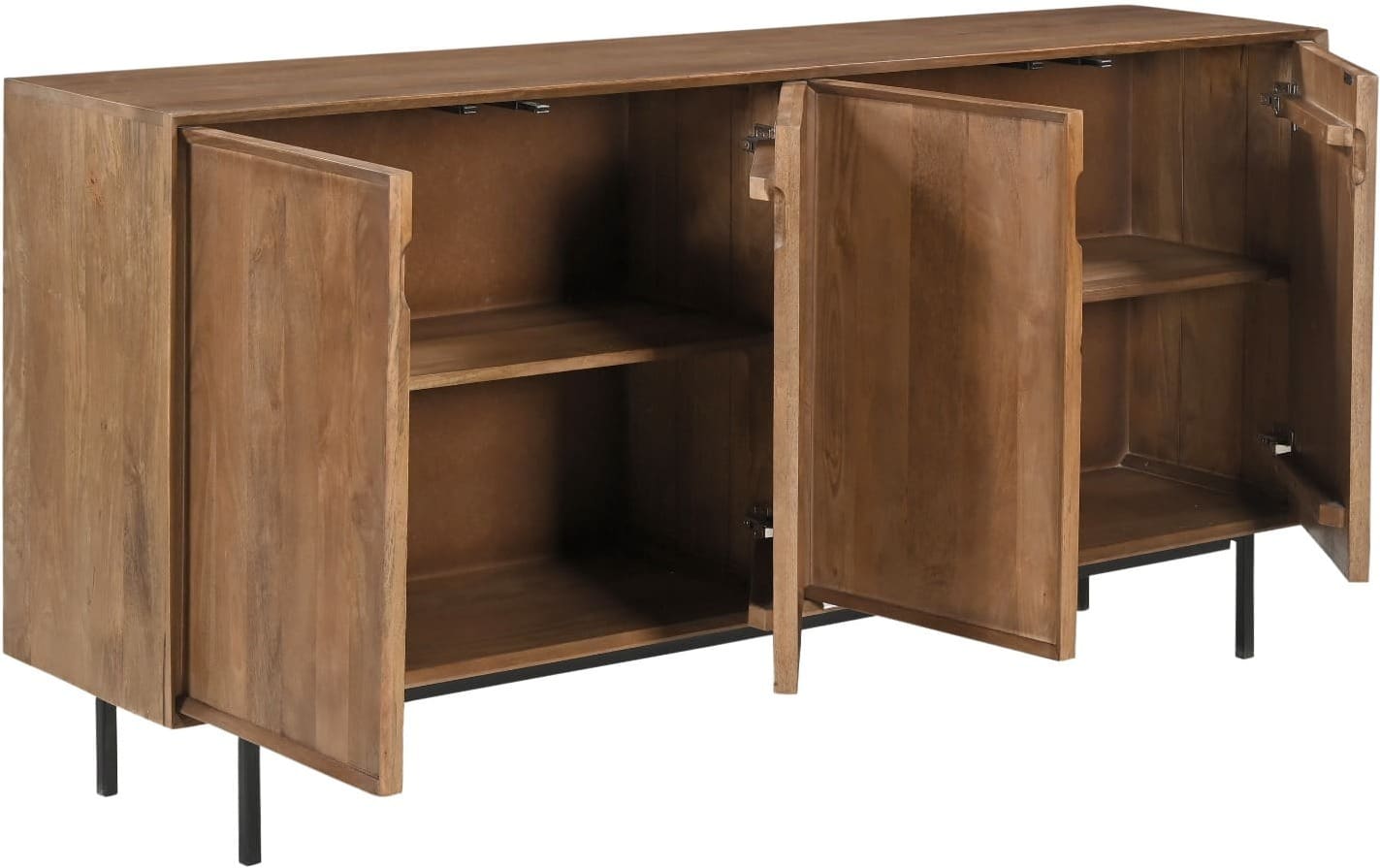 Livingfurn Dressoir Ravenstein 180cm Bruin|Naturel Dressoir