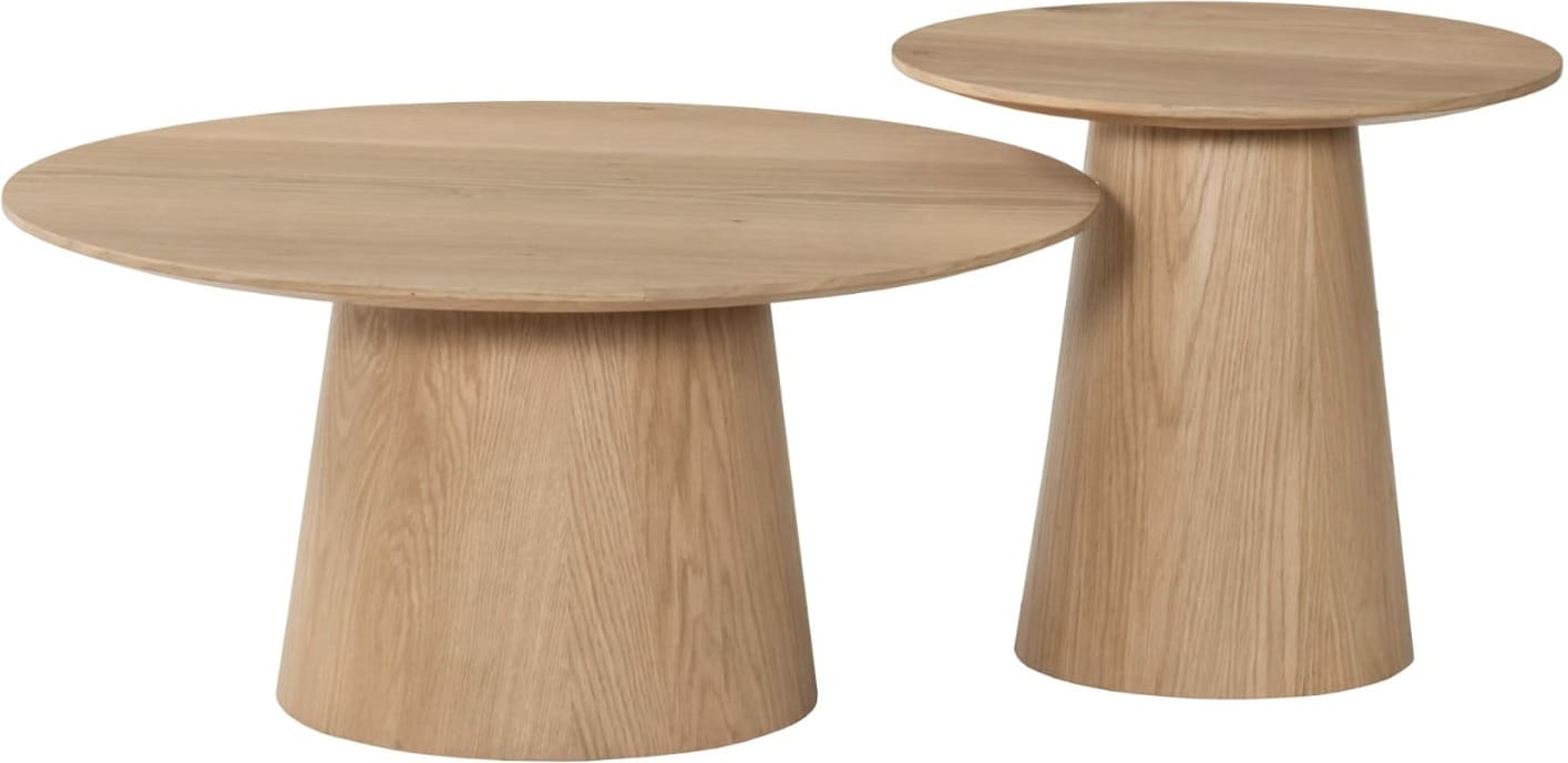 Livingfurn Salontafel Novero 50cm Naturel hout Salontafel
