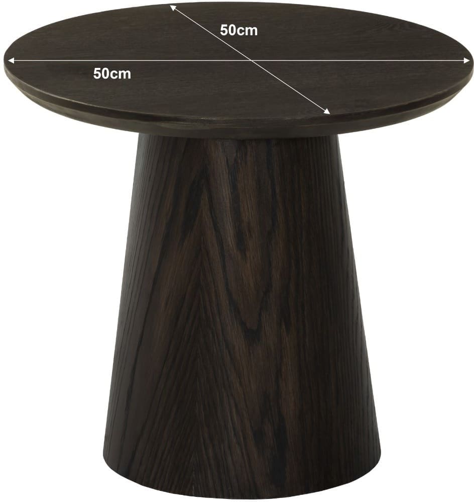Livingfurn Salontafel Novero Espresso 50cm Bruin Salontafel