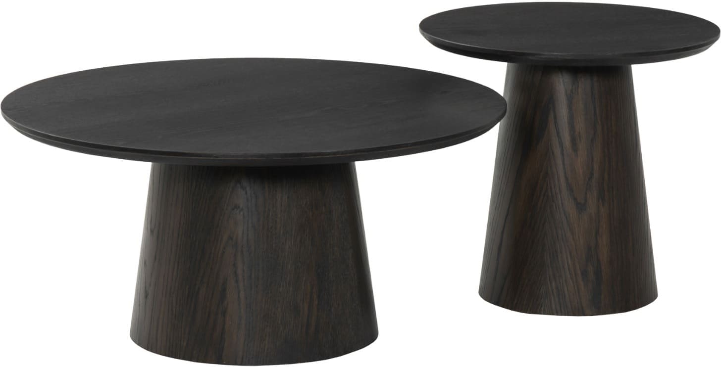 Livingfurn Salontafel Novero Espresso 80cm Bruin Salontafel