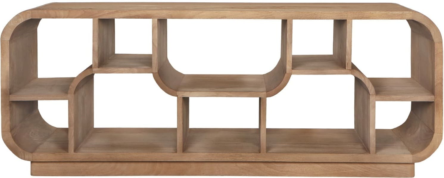 Livingfurn Tv-dressoir Brix Morgan Almond Bruin|Naturel Tv-meubel|Tv-dressoir